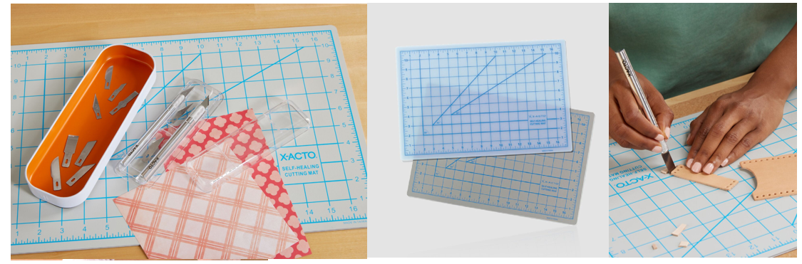 Are the measurements on the self-healing mats in centimeters or inches?